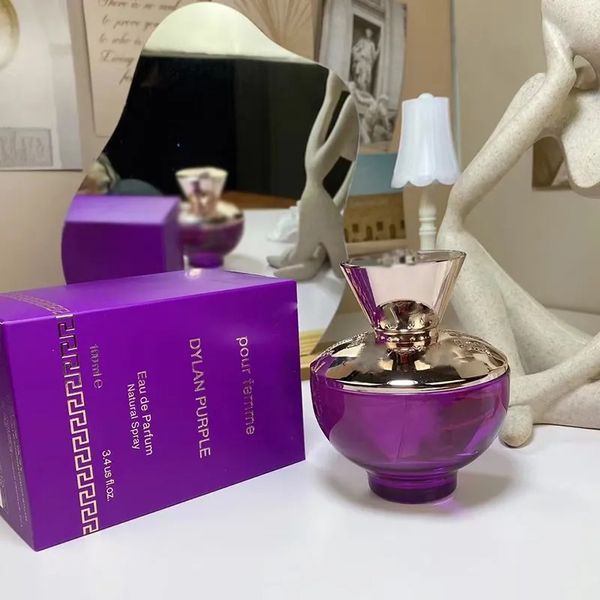 

designer perfume dylan purple natural ladies fragrance 100ml 3.4 fl.oz eau de parfum original smell long lasting fragrance fast ship