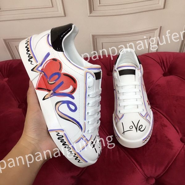 

luxurys designer casual shoes calf leather sneaker fashion lady white flat platform runners trainers for mens shoe sneakers, Black