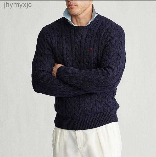 

2021 crew neck mile wile polo mens classic sweater knit cotton winter leisure bottomed jumper pullover 11colors wdnf, White;black
