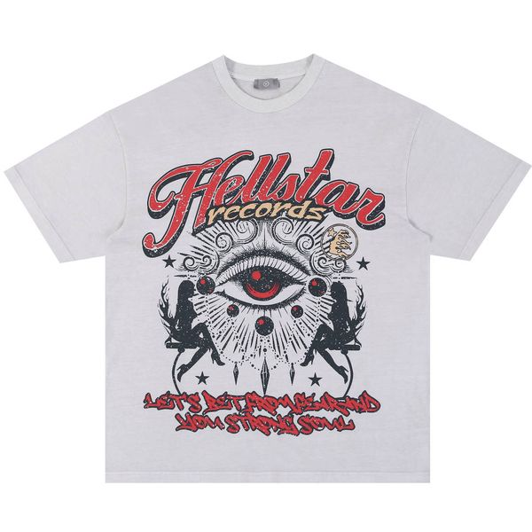 

men's plus tees hip hop letter print gray vintage cotton t shirt, Black;brown