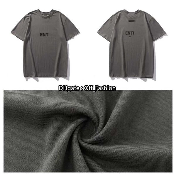 

mens t-shirts ess tees designer shirt men women laminated print short sleeve letter loose oversize casual t-shirt, White;black