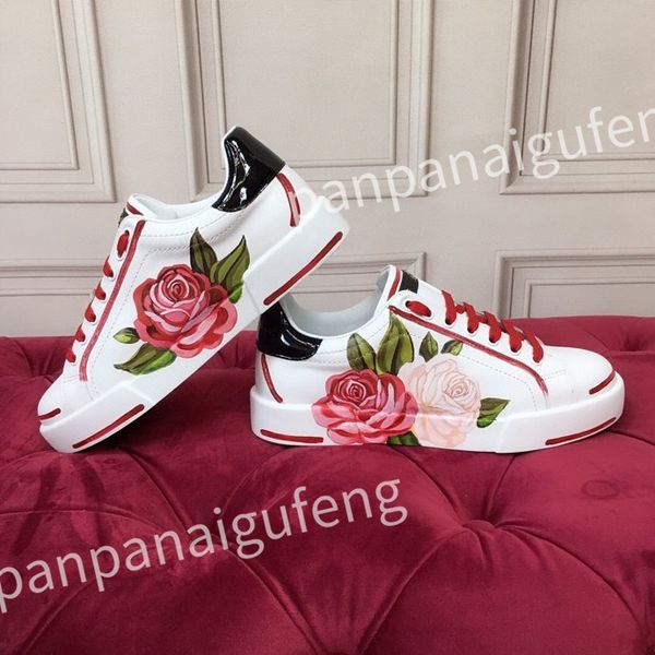 

2023 new luxurys designer casual shoes calf leather sneaker fashion lady white flat platform runners trainers for mens shoes sneakers, Black