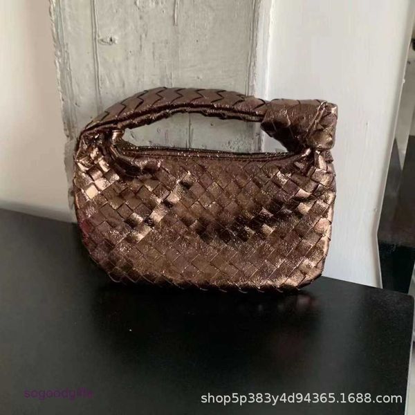 

mini bottegas bag jodie venetas women's handbag metal woven candy colored cloud bag with 5r10