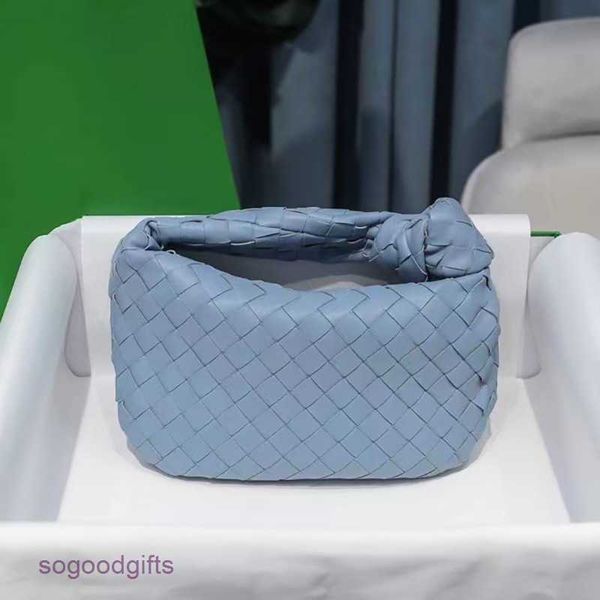 

bag mini bottegas jodie venetas early spring net red portable ox horn bag cloud 2023 new fashion versatile woven women's leather hand w