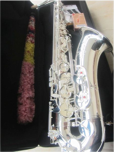 

mark vi silver tenor sax musical instruments flat bb saxophone with case