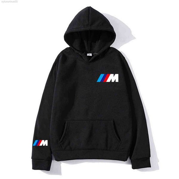 

fashion casual hoodie for men 2023 bmw print warm clothing hoodies fleece streetwear sweatshirt hooded male oversized hoody, Black