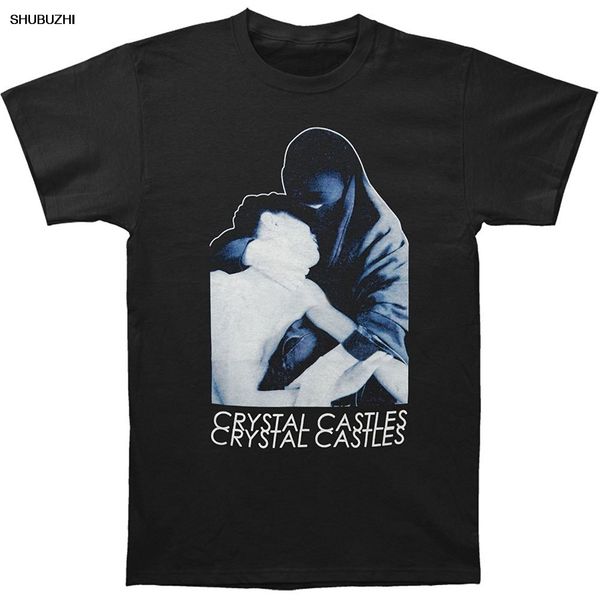 

men's t-shirts crystal castles men's burka slim fit t-shirt black summer short sleeve shirts s~3xl big size tees t shirt 230427, White;black
