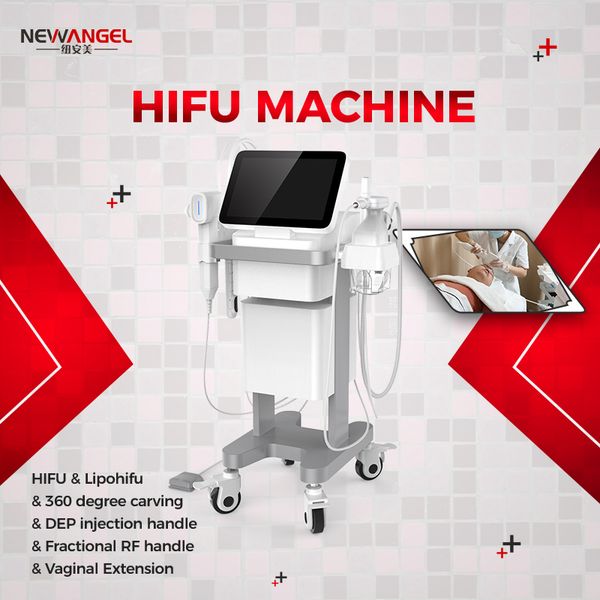 

lastest 5 in 1 hifu machine 12d hifu wrinkle removal slimming machine