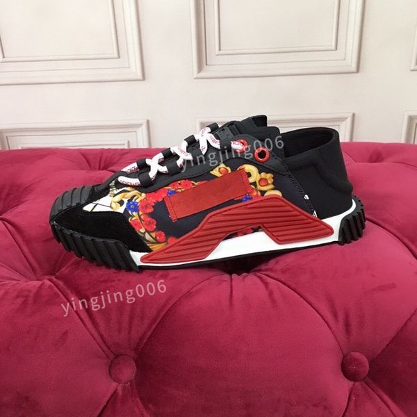 

r fashion casual shoes leather lace-up sneaker fashion lady flat running trainers letters women mens gym sneakers, Black