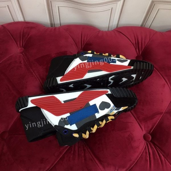 

r causal shoes fashion men leather lace up platform sole sneakers white black womens velvet sued2023