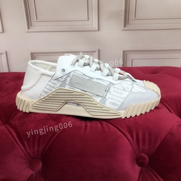 

2023new mens fashion casual shoes leather lace-up sneaker fashion lady flat running trainers letters womens gym sneakers, Black