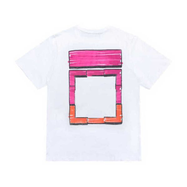 

designer luxury brand offers men's t shirt t-shirts back arrow x letters print women t-shirt casual cotton tees short sleeve sports ts, White;black