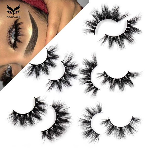 

3 pcfalse eyelashes amaolash eyelashes mink eyelashes thick natural long false eyelashes 3d mink lashes high volume soft dramatic eye lashes
