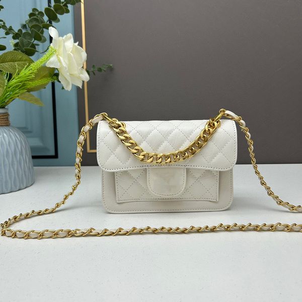 

chan nel bag bag 7a fashionable cf shoulder bag for women classic flip bag diamond pattern designer chain genuine leather bag id michafl_kop