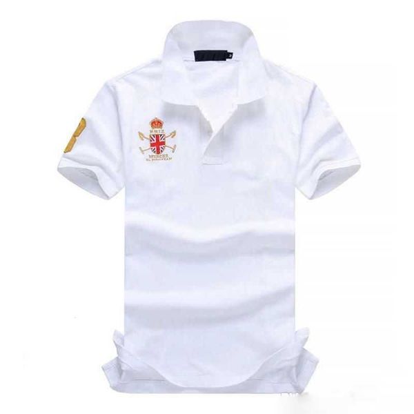 

new polos shirts plus size european version european short sleeve loose lapel men's t-shirts fashion, White;black