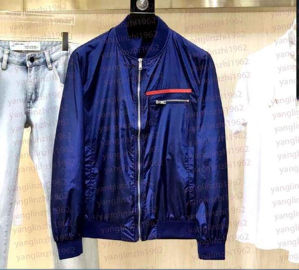 

prad 2023 men's windbreaker jackets triangle outwear men's jacket brand fashion designer windbreaker, Black;brown