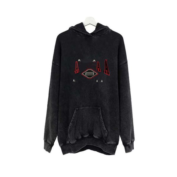 

hooded sweatshirt balencaigaity luxury design wrinkle resistant men women hooded pullover high street print winter 04-04 vjl4, Black