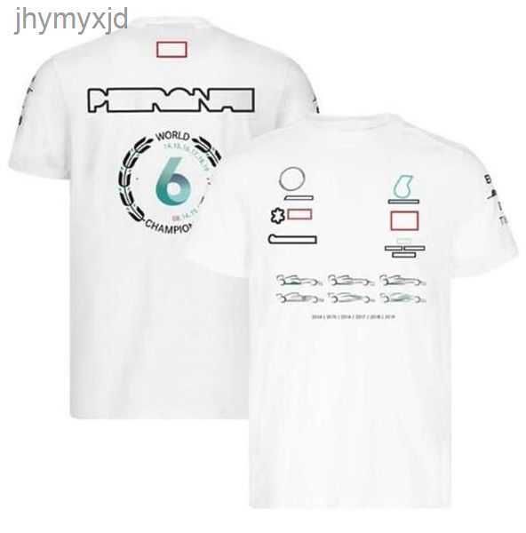 

2022 new summer f1 formula one crew neck short sleeve t-shirt customized 20 0xl2, White;black