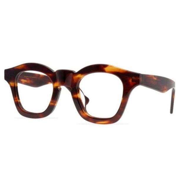 

fashion sunglasses frames vintage acetate square optical glasses men women computer eyeglasses 509574975004, Black