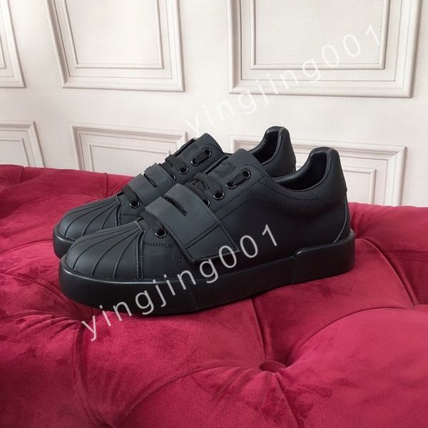 

2023 new luxury shoes men's basketball shoes leather women's travel white shoes fashionable couple sports shoes platform, Black