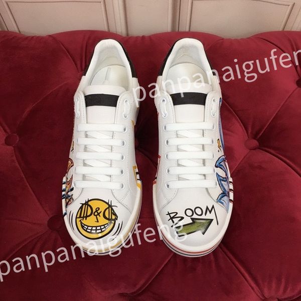 

2023 new luxurys designer casual shoes calf leather sneaker fashion lady white flat platform runners trainers for mens shoe sneakers, Black