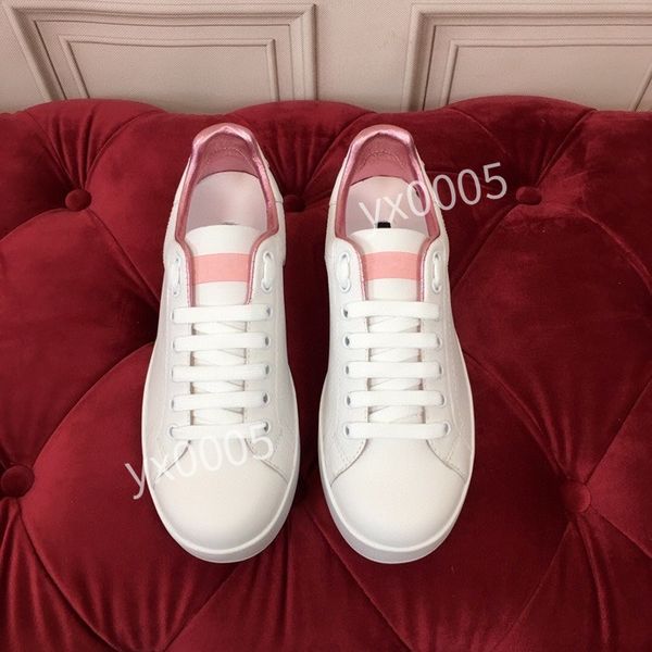 

new fashion designer sneaker casual shoes trainers dress shoes mens women leather breathable open for change outdoor sports sneakers, Black