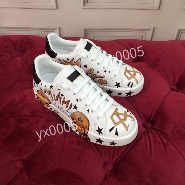 

fashion designer sneaker casual shoes trainers dress shoes men women leather breathable open for change outdoor sports sneakers, Black