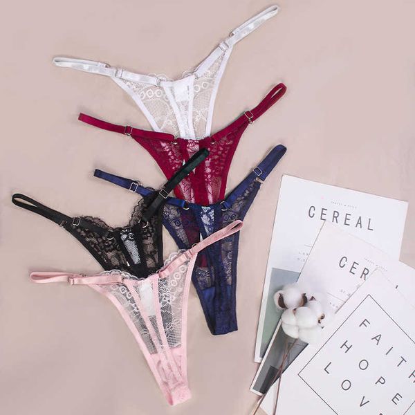 

briefs panties spcity thin lace bikini thongs transparent erotic panties adjustable strips hollowed women underwear seamless briefs j230426, Red;black