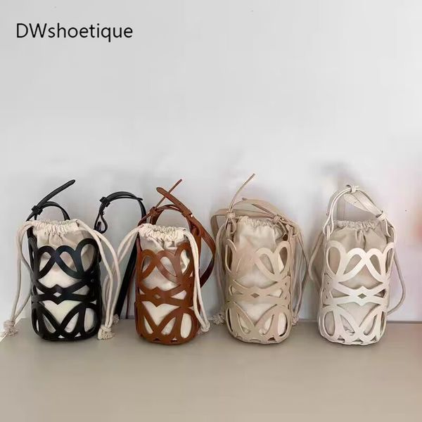 

evening bags tas bucket wanita berongga fashion bahu luar kasual 230428