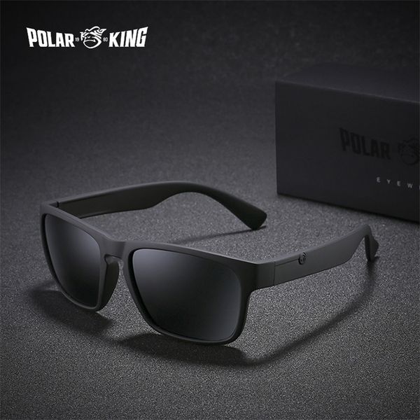 

sunglasses polarking brand polarized sunglasses for men plastic de sol men's fashion square driving eyewear travel sun glass 230427, White;black