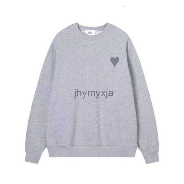 

hoodie male and female designers amis paris hooded highs quality sweater embroidered red love winter round neck jumper couple sweatshirts yt, White;black