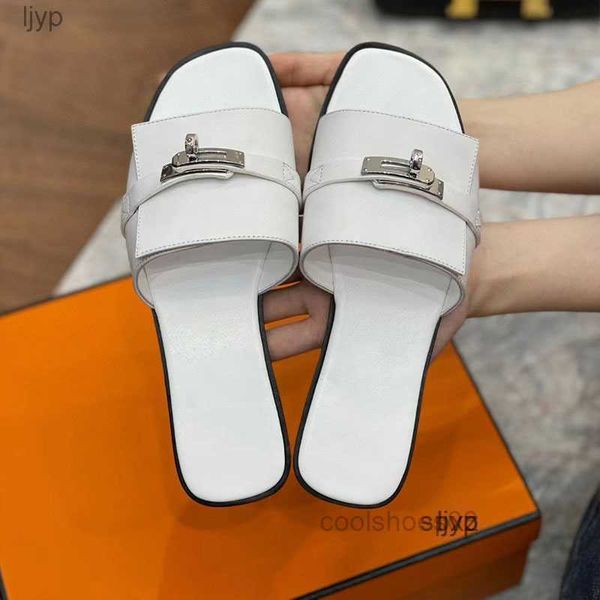 

2023 women designer slipper slide sandals summer brand corium shoes classic beach p casual sandals size womens woman outside slipper, Black