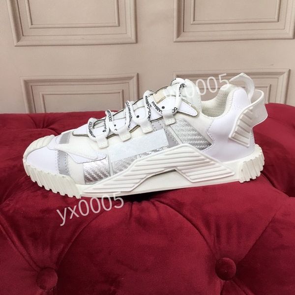 

new fashion designer sneaker casual shoes trainers dress shoes men womens leather breathable open for change outdoor sports sneakers2023, Black