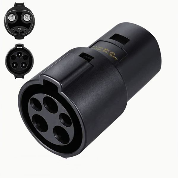 

60a electric vehicle charge adaptor charger supercharger type1 to tesla ev car adapter j1772 to type 1 ev adapter for tesla