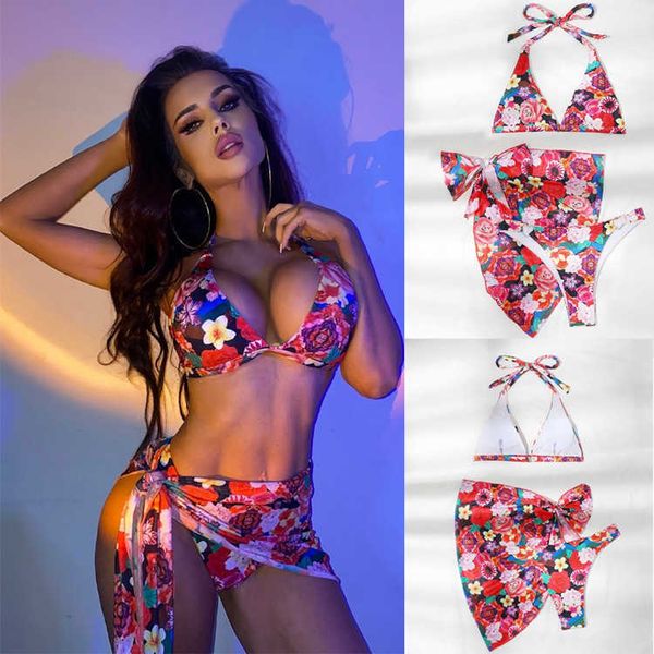 

swimsuit split 2023 three piece bikini swimsuit net red bikini swimsuit