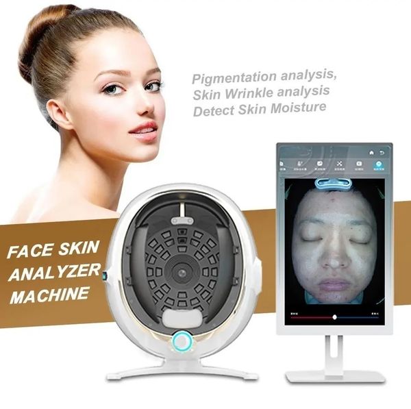 

3d magic f mirror ai facial skin analyzer machine skin tester face analysis management system scanner with 21.5 inches screen