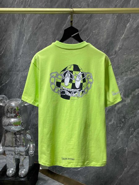 

ch fashion clothing designer tees luxury casual tshirt 2023ss heart kro mattyboy horseshoe cross sanskrit short sleeve men women cotton t-sh, White;black