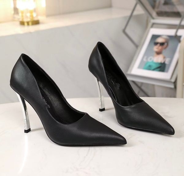

sandals women slides womens scuffs slipper designers shoes high heels genuine leather lady paris summer 0412, Black