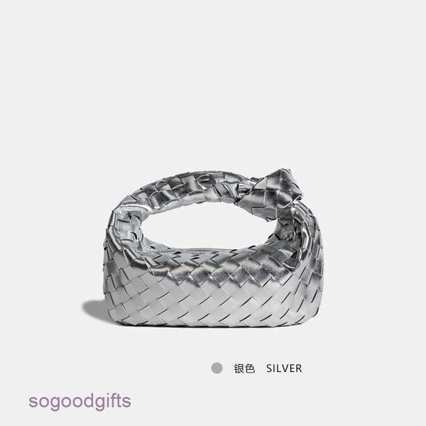 

bag mini bottegas jodie venetas 2023 new bag women's woven cloud hand underarm leather ox horn knotted hand nmuw with logo 2w9e