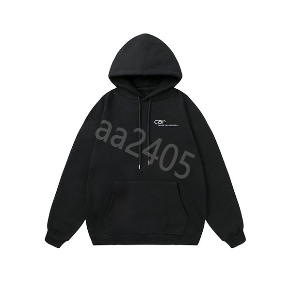 

new designer mens sweatshirts womens hoodies men fashion sweatshirt letter print pullovers carharrw autumn winter hoodie casual fashionable, Black
