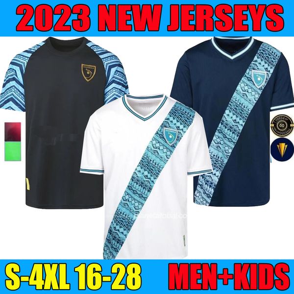 

2023 2024 guatemala national team mens soccer jerseys s-4xl third 23 24 lom ceballos peleg oscar santis home white away football shirts unif, Black;yellow
