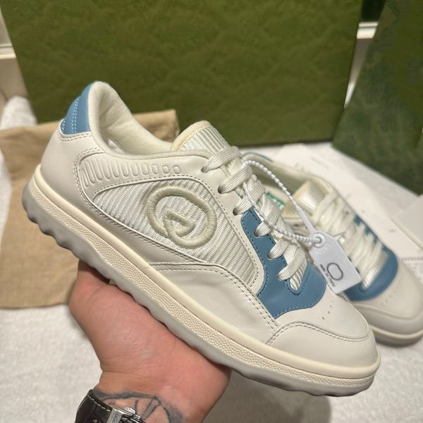 

designer fashion shoes real luxury leather handmade gradient technical sneakers women famous shoe casual shoes trainers, Black