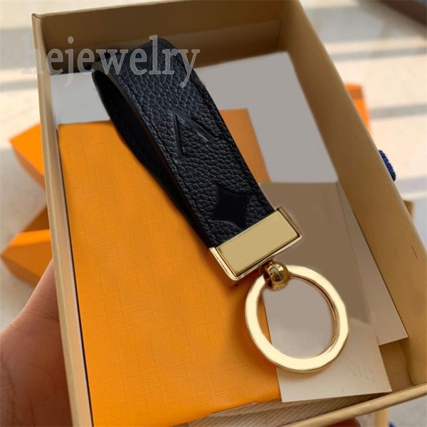 

designer keychain fashion delicate key chain couple style holiday gift dragonne bags pendant lanyard spring buckle metal cowhide keychain bl, Silver
