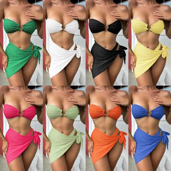 

bra 2023 new skirt three-piece swimsuit bikini swimsuit