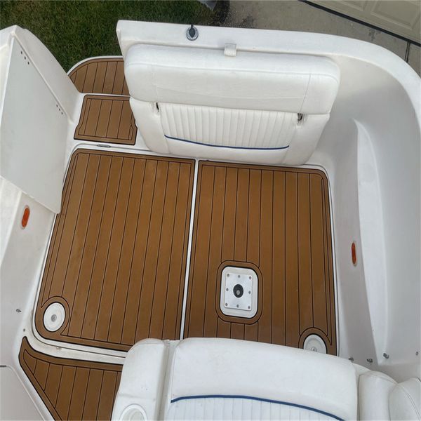 

2006 bayliner 185 br cockpit floor boat eva foam faux teak deck flooring pad mat