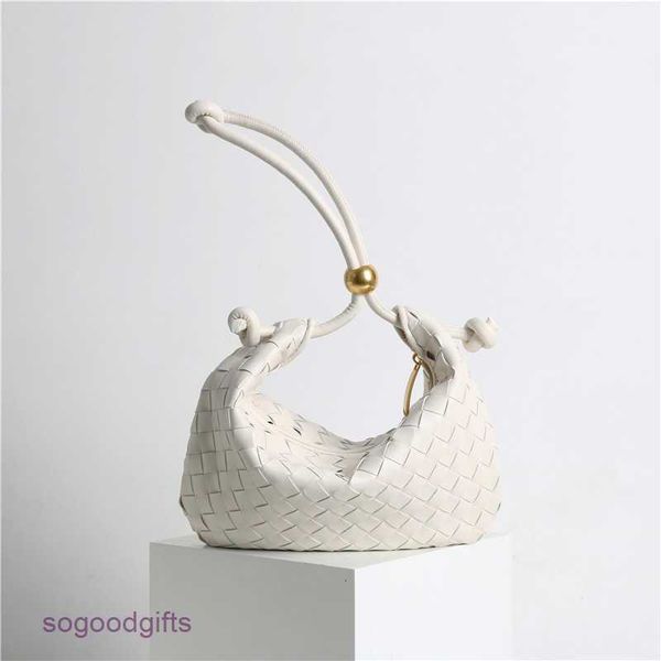

bottegas bag mini jodie venetas woven leather bag 2023 new metal ball shell cloud dumpling one shoulder underarm hand with logo n8mt