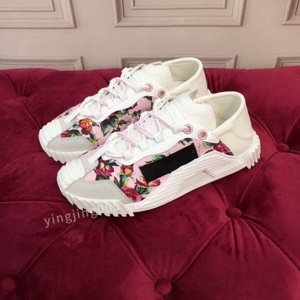 

2023new designer mens causal shoes fashion mens leather lace up platform sole sneakers white black mens womens luxury velvet suede