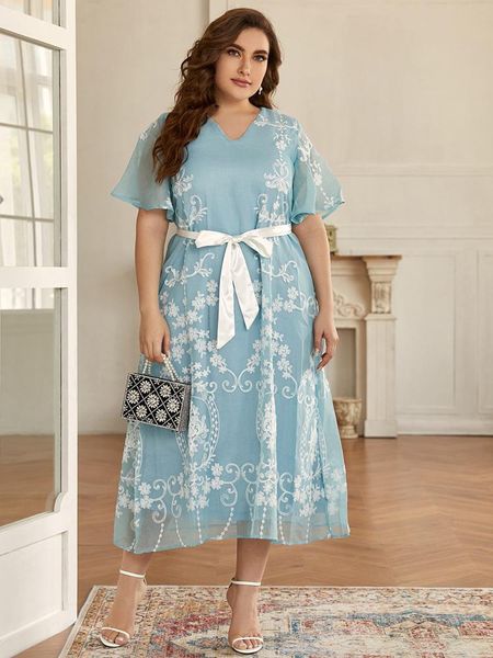 

dresses toleen clearance women plus size maxi long dresses 2022 summer causal elegant muslim turkey african evening party clothing, Black