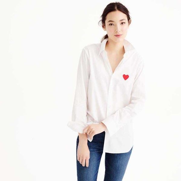 

luxury designer red heart men's shirts fashion casual business social and business shirt spring autumn slimming the most fashionable cl, White;black