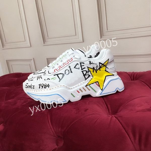 

2023new brand sneaker casual shoes trainers dress shoes men leather breathable open for change outdoor sports sneakers, Black